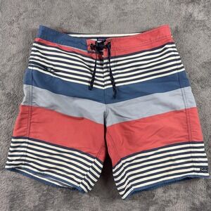 Patagonia Swim Shorts Mens Size 38 Multicolor Stripe Boardshorts Nylon Surf